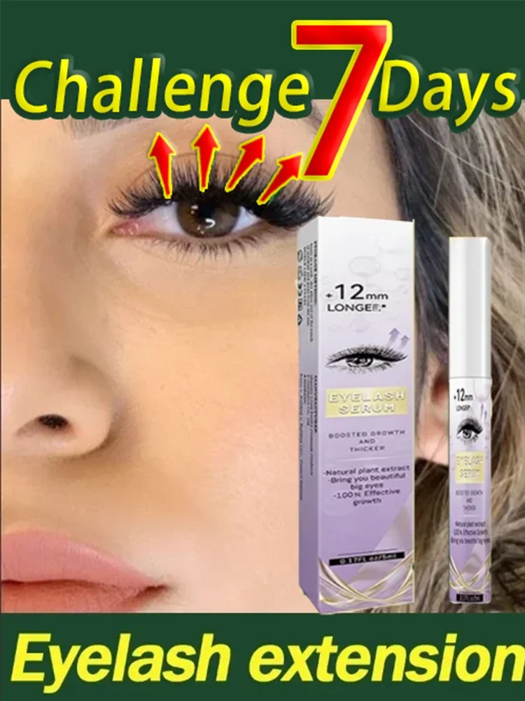 

7 Days Fast Natural Eyelash Growth Serum Eyelashes Enhancer Longer Thicker Fuller Lashes Eyebrows Lift Eye Care Products Makeup