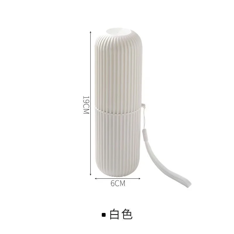 Travel Portable Organizer Toothbrush Toothpaste Holder Storage Case Box Household Storage Cup Outdoor Holder Bathroom Accessorie