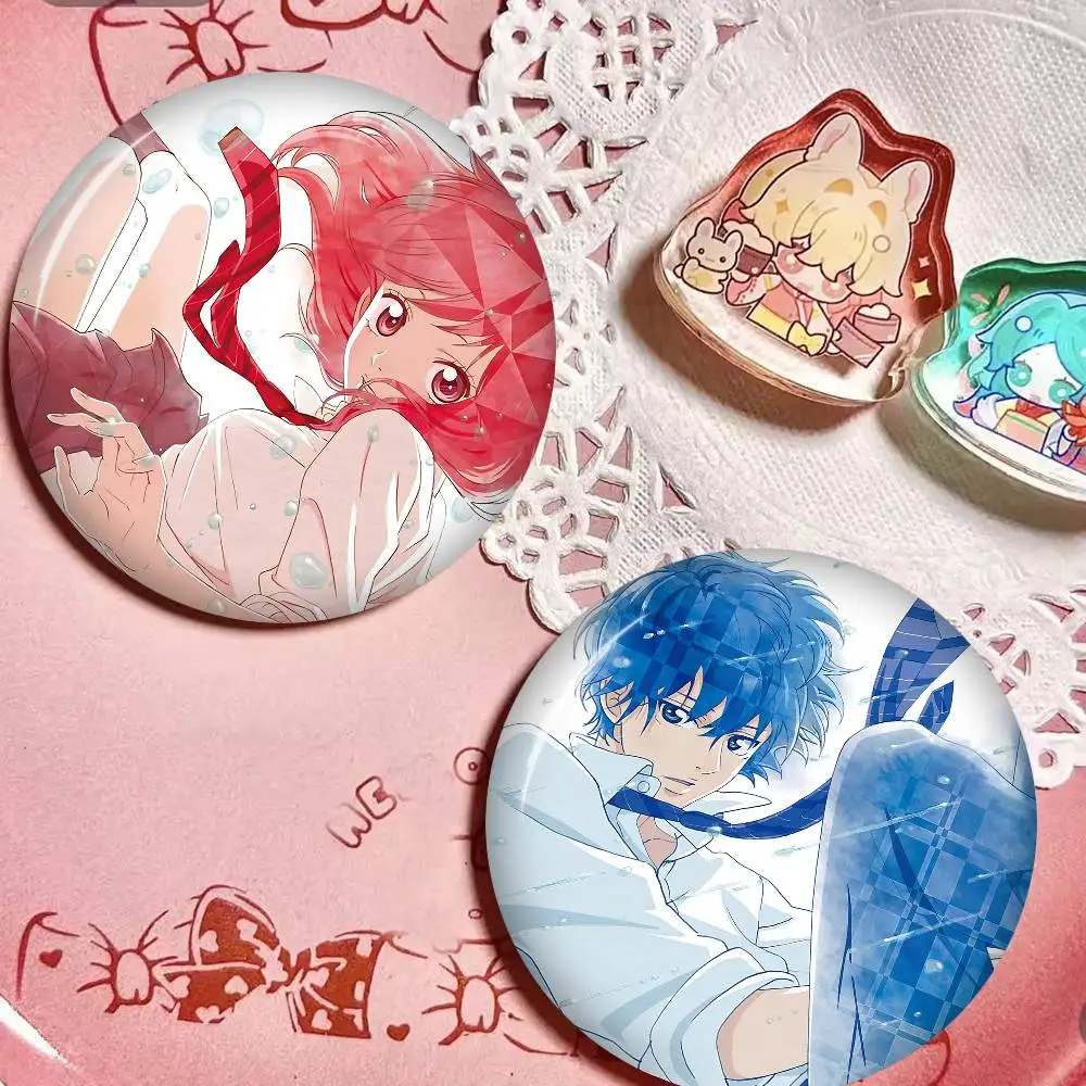 Ao Haru Ride Anime Anime Brooches Cute Cartoon  Badge Jacket Jeans Lapel Pin Gift Accessorie