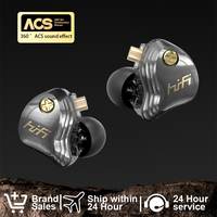 New HIFI Wired Earphones 3.5mm AUX DAC Digital Type-C Plug In-ear Earbuds with Mic 360° ACS Sound Effects Noise Cancelling IEM