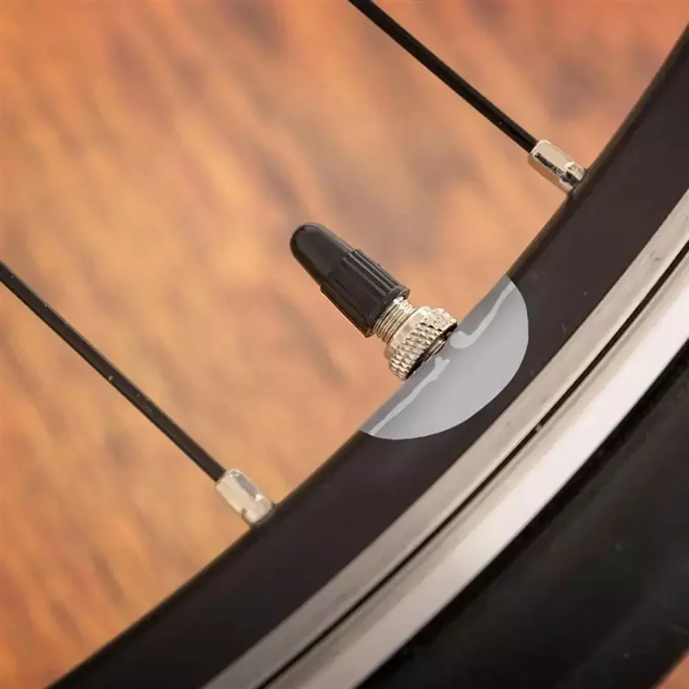 RISIKO Fahrrad Presta Ventil Aufkleber Mountain Road Bike Schlauch Reifen Dichtung Felge Schutz Gas Luft Düse Kleber Pad – Detail 3