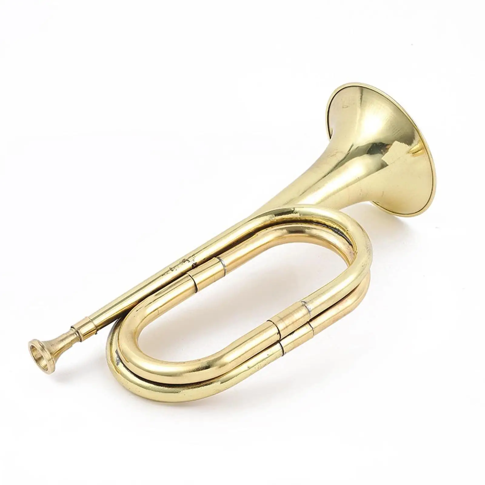 Craftsmanship Bugle Blowing Instrument Solid Copper Brass Outdoor Music Events And Gatherings Gift For Friends view 3