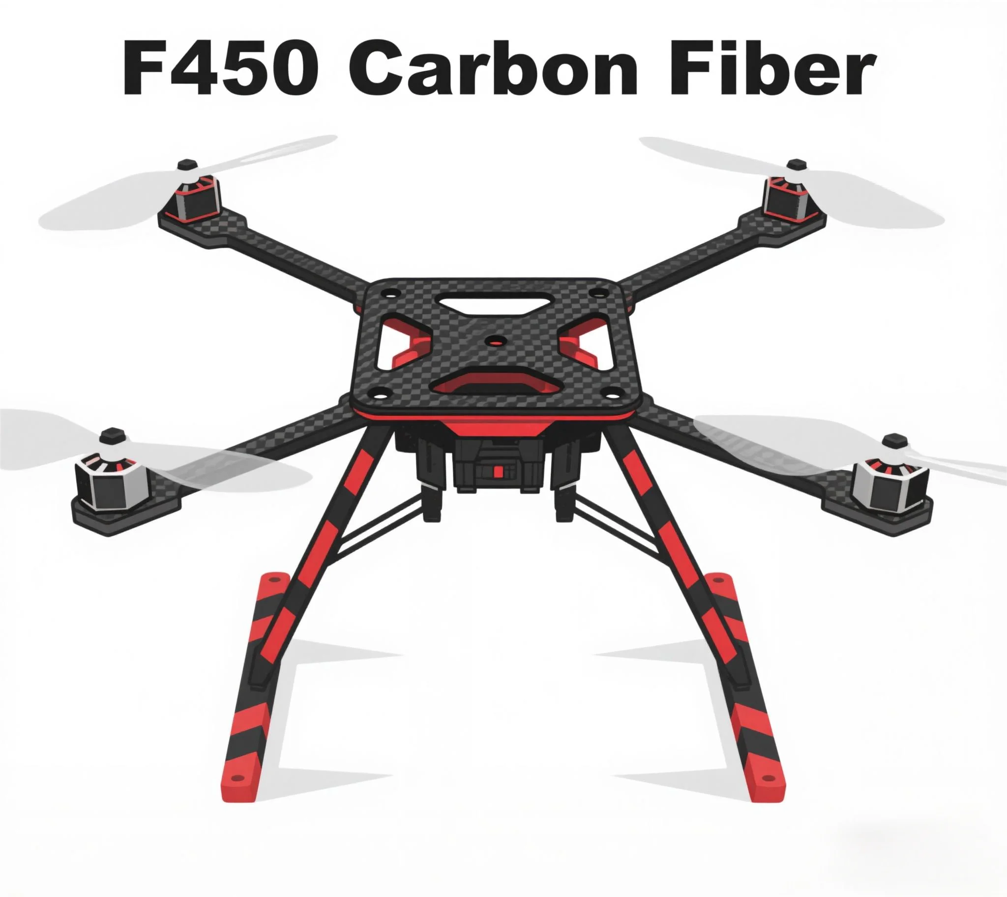 Rctosky PRO Flight Control M9N Carbon Fiber 450 Frame Kit I2C PPM OLED RGB LED Ardupilot Quadcopter BLHELI 30A 2212 Motor ESC