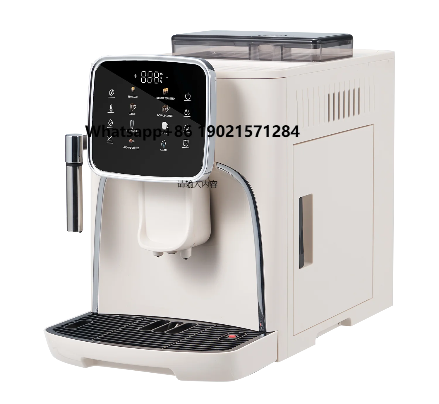 

Home Use Colorful Touch Panel Bean to Cup Cappuccino Latte Electric Fully Automatic Coffee Maker Machine