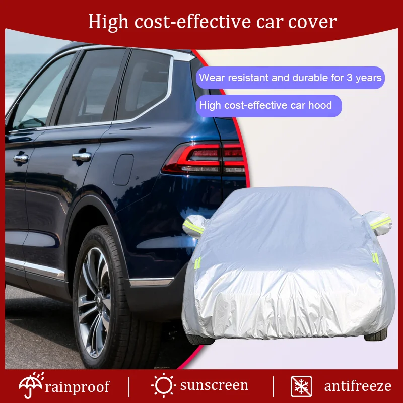 For Double Dragon Rexton 2001-2023 Thick Car Cover Sunscreen, Rainproof, Snow resistant, Scratch resistant cost-effective
