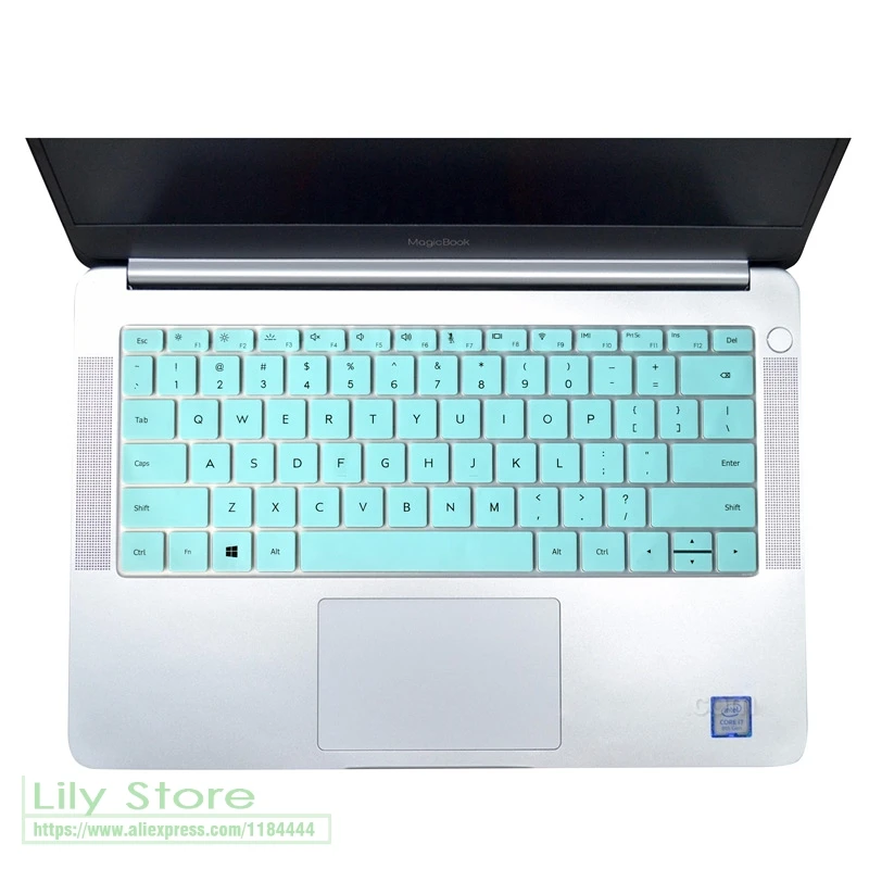 For Huawei Honor MagicBook 2018 2019 only Magic Book 14'' Notebook 14 inch Silicone laptop Keyboard Cover Protector Skin