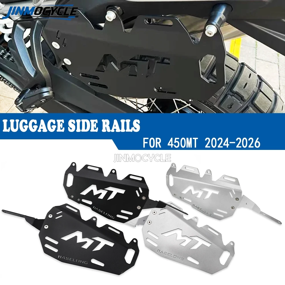 

For CFMOTO CF MOTO 450MT 450-MT MT450 2023 -2026 IBEX 450 2025 450 MT 24 Rear Luggage Rack Bracket Side Stand Saddle Bag Holder