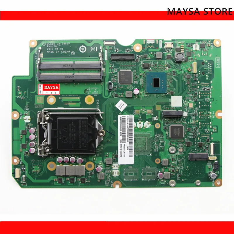 

DCA10 LA-E881P AIO 520-24IKL AIO 520-22IKL motherboard Mainboard for Lenovo All-in-One F0D4 F0D1 B250 DDR4 FRU 01LM142 01LM144