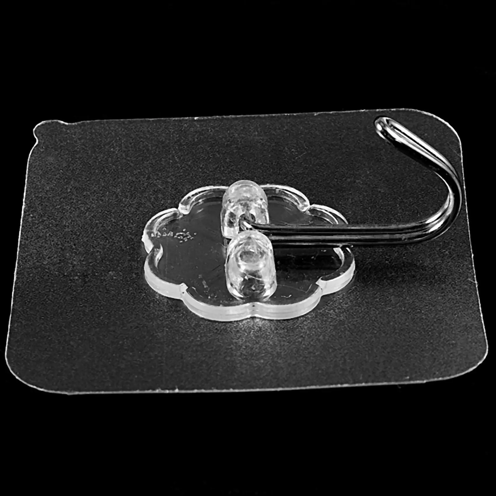 

AB46-20 Packs Reusable Adhesive Hooks,Transparent Heavy Duty Wall Hooks With No Scratch, Waterproof And Oilproof For Bathroom