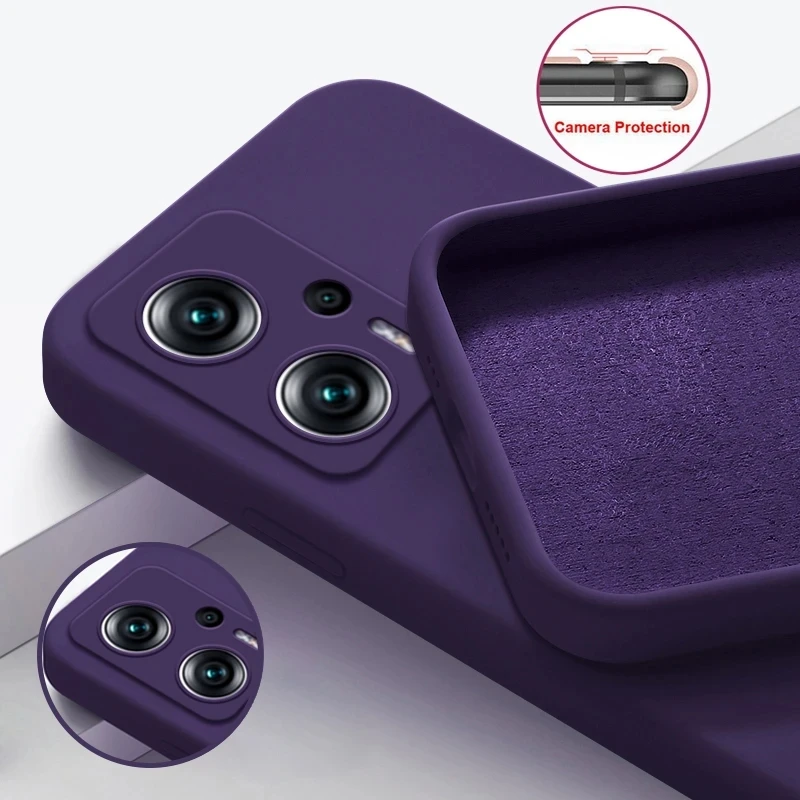 الأصلي السائل سيليكون لينة جراب هاتف ل Xiaomi Poco X4 GT Poco X4gt Pocox4 GT للصدمات الغطاء الخلفي ل Poco X4 GT