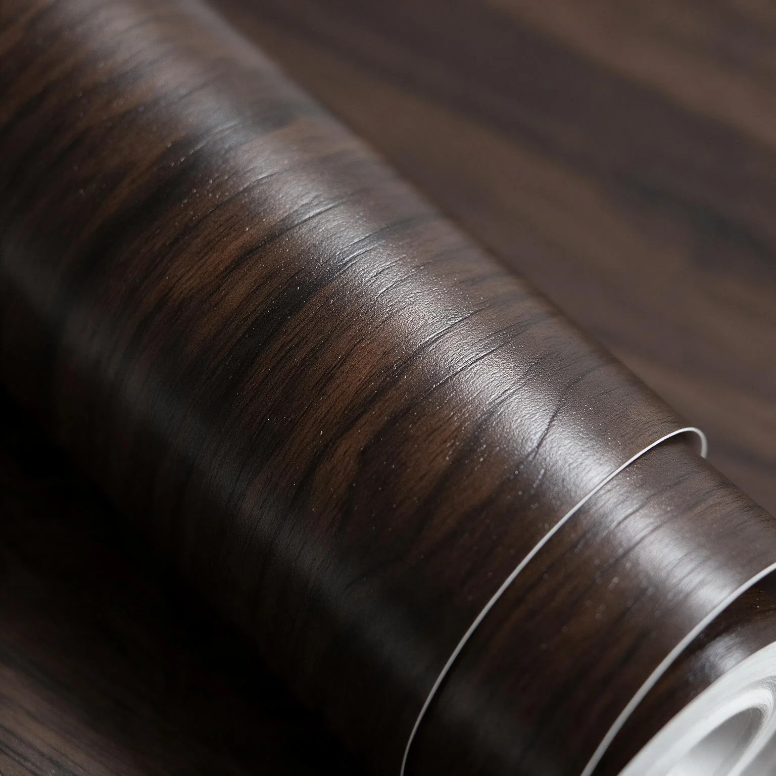Dark Brown Wood Grain Self Adhesive Wallpaper Peel and Stick Contact Paper Vinyl Film for Furniture Renovation Kitchen Cabinet D