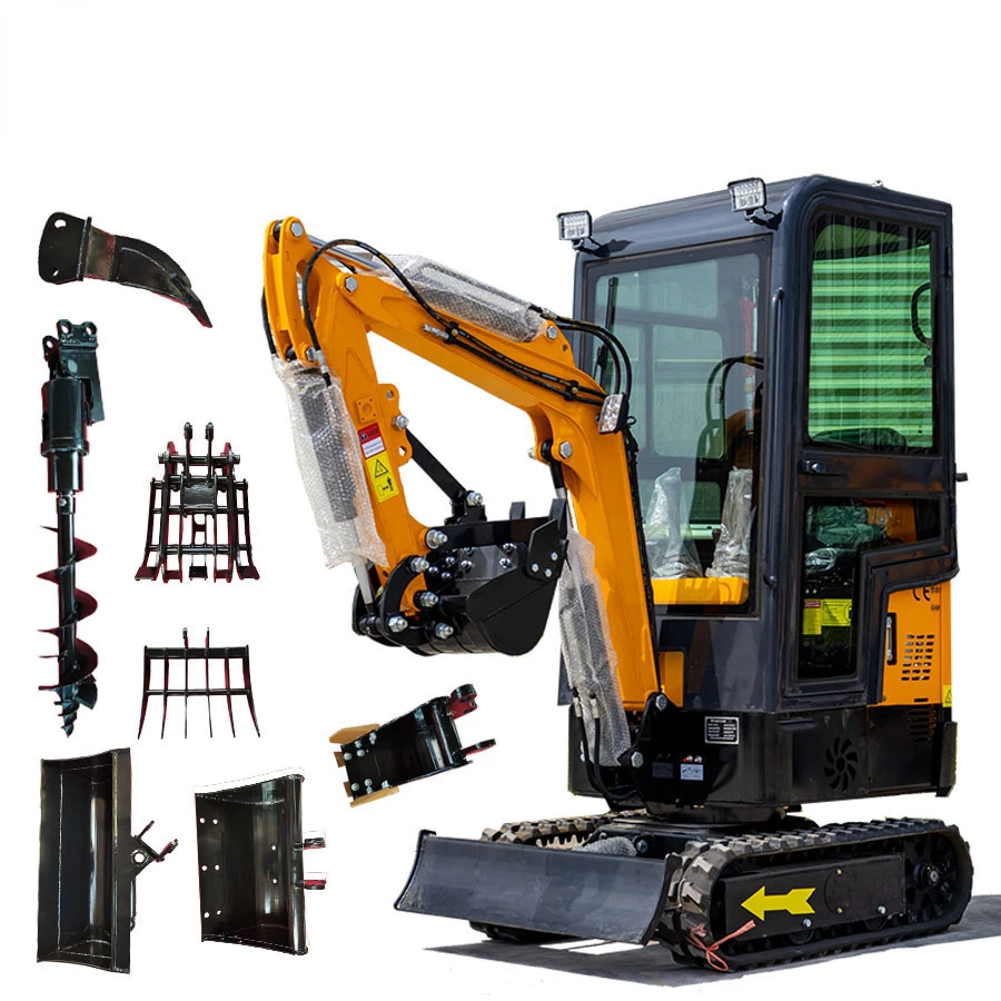 

Free Delivery of New 0.8 Ton 1 Ton Mini Tracked Diesel Excavator 2 Ton Mini Excavator, Suitable for Engineering