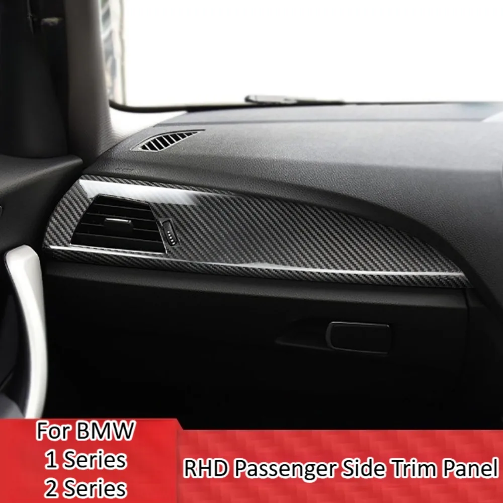 

For BMW 1 Series 2 Series Carbon Fiber Decorative Panel Right Hand Drive Passenger Side Interior Trim Sticker Premium Quality
