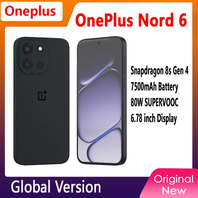 Original OnePlus Nord 6 Global Version Smartphone 165Hz 1.5K