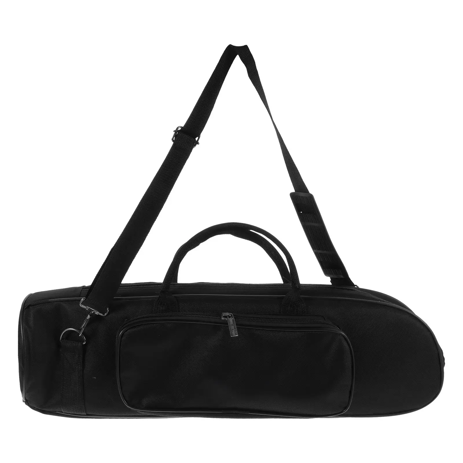 Trumpet Bag Black Oxford Single Shoulder Case for Musical Instruments Durable Practical Trumpet Holder Storage Outdoor Portable