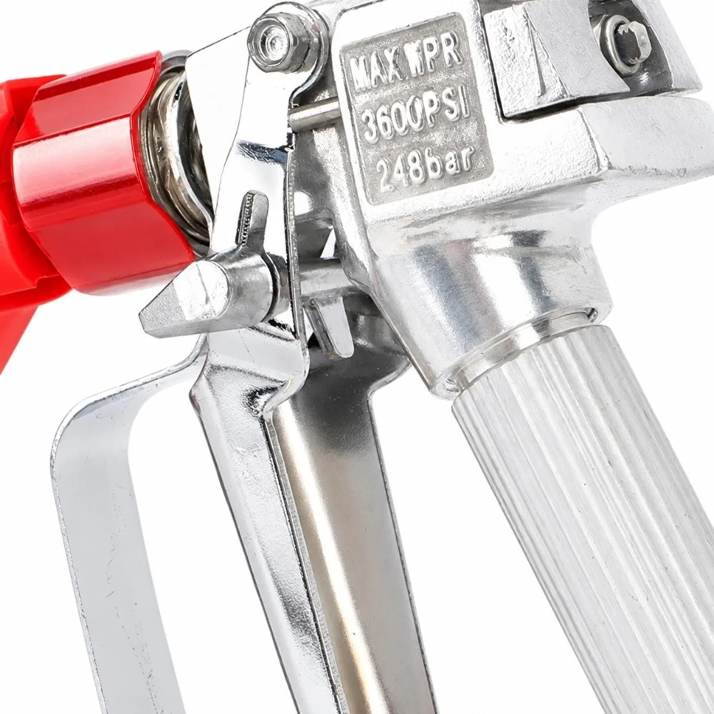 3pcs Portable Airless Spray Gun With Nozzle High Pressure Paint Sprayer Gun Paint Spraying Airless Design Wall Paint Spray Gun