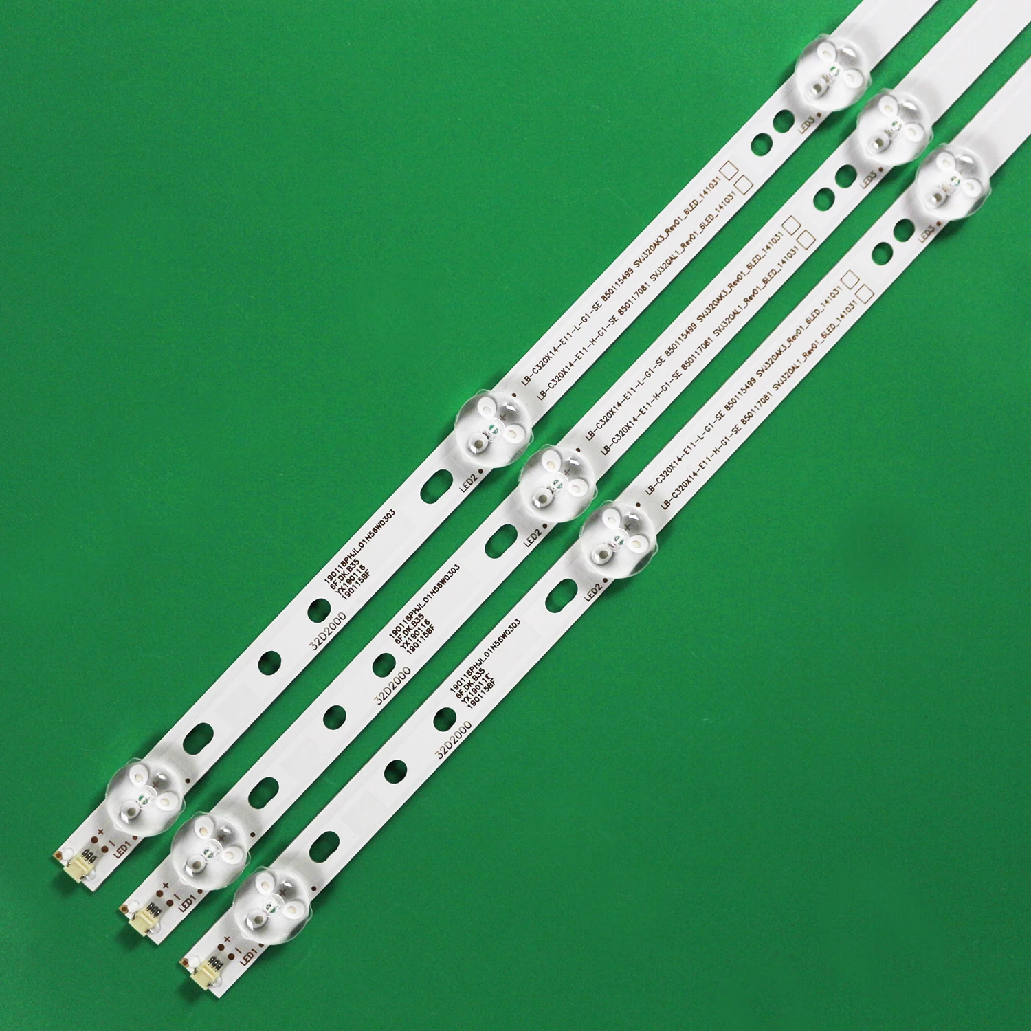 LED strip for DEXP H32B7200C H32B7300C CHM32D2000 LED32B2080N LED32D7200I PH32U20DSGW 32LEC2000 32LEC2500 LB-M320X13-E1-A-G1-SE2