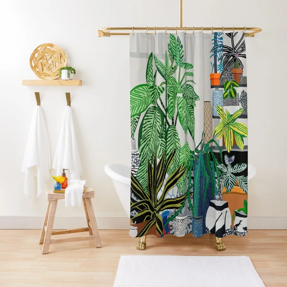 

Jonas Woods Still Life Shower Curtain Waterproof Fabric Bathroom Bathroom Accessories Waterproof Fabric Shower Curtain