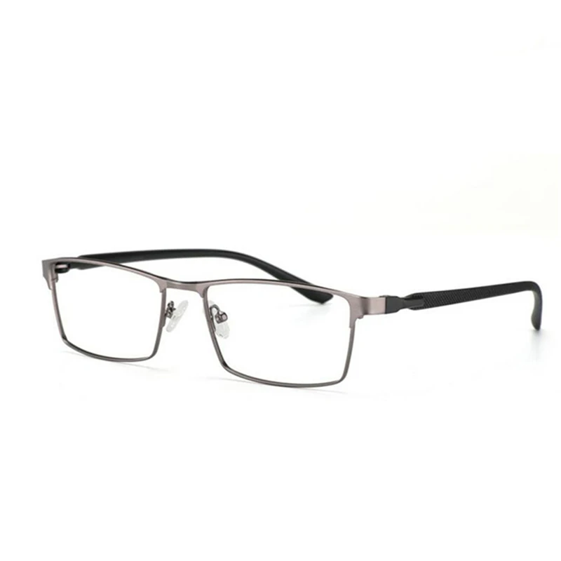 0 -0.5 -0.75 To -6.0 Full Frame Photochromism Myopia Glasses Men Metal Square Sun Discoloration Short-sighted Eyeglasses Women