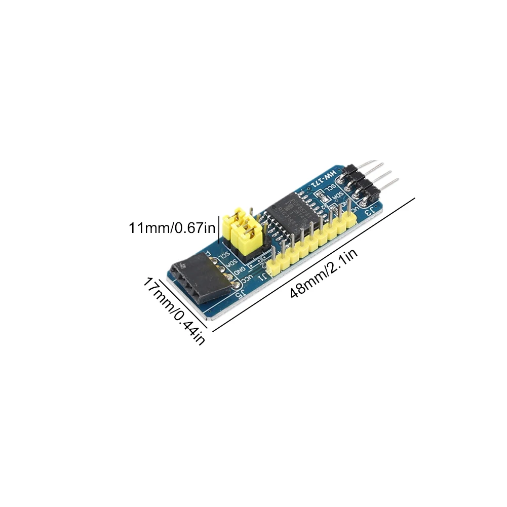 PCF8574 Расширитель ввода-вывода Модуль шины I2C 8, переходная пластина преобразователя ввода-вывода для Arduino Raspberry Pi и многого другого