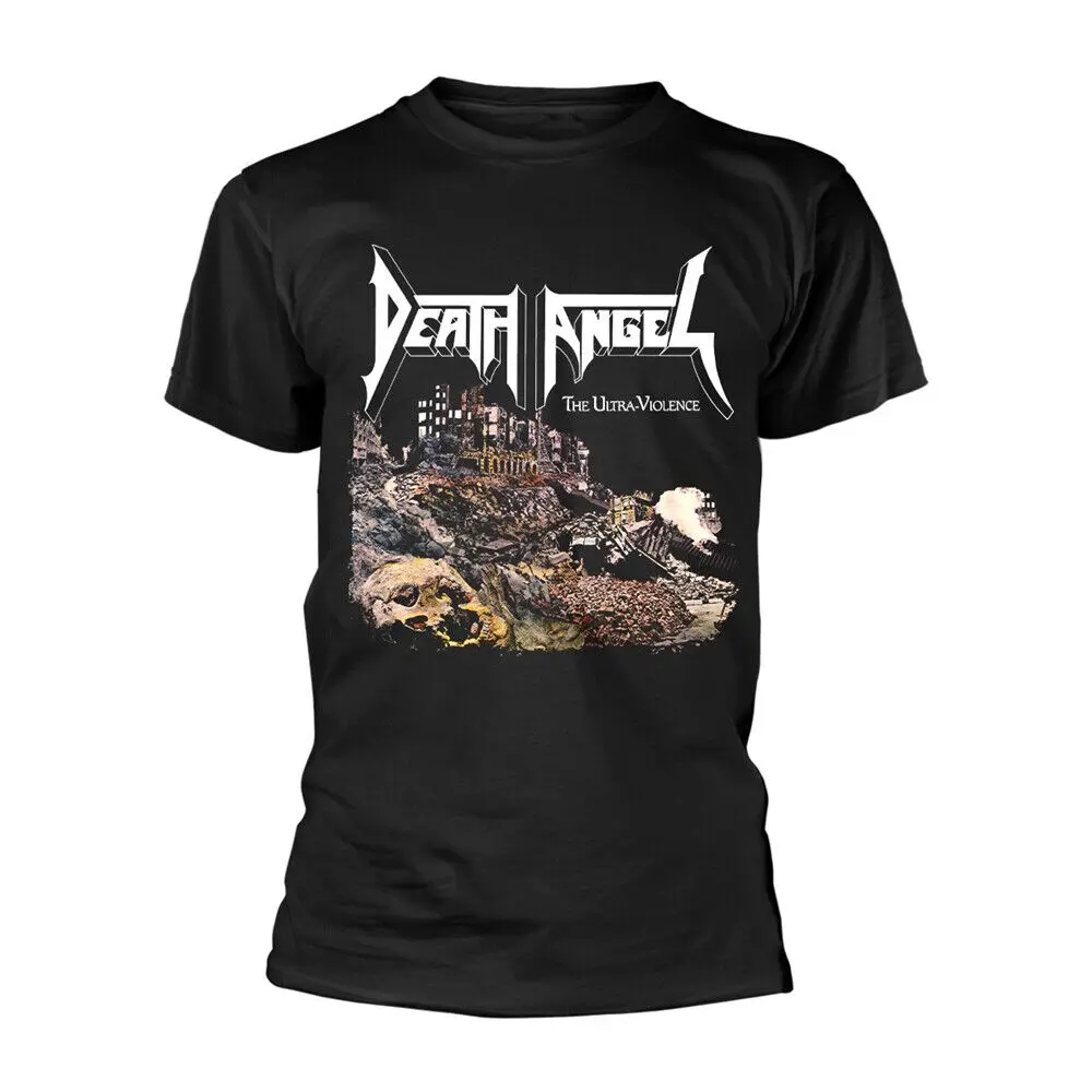 Men'S Death Angel The Ultra Violence Black T Shirt Small