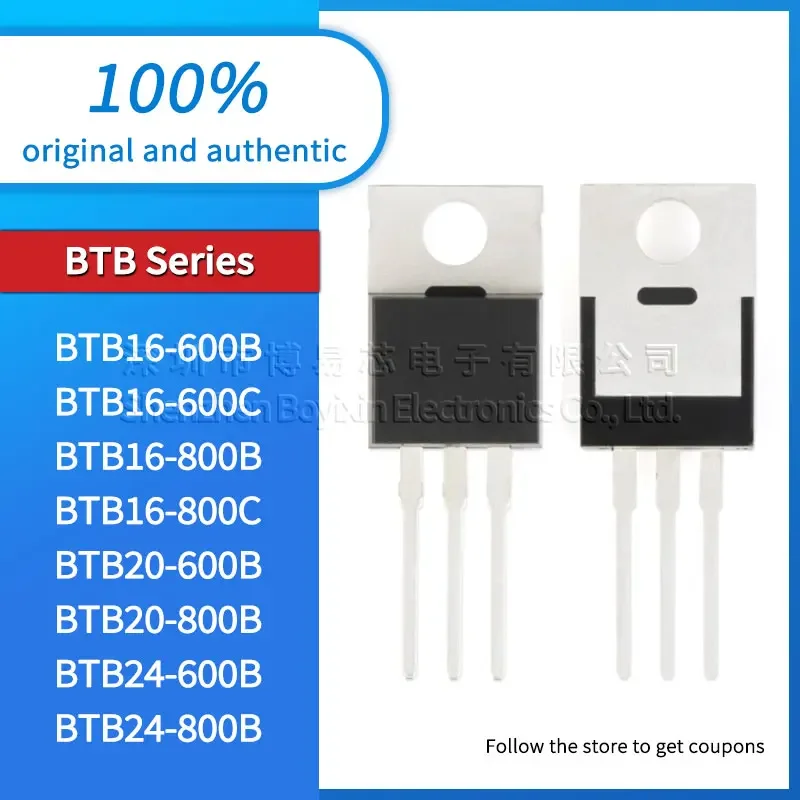 

Original BTB16-600B BTB16-600C BTB16-800B BTB16-800C BTB20-600B BTB20-800B BTB24-600B BTB24-800B TO-220