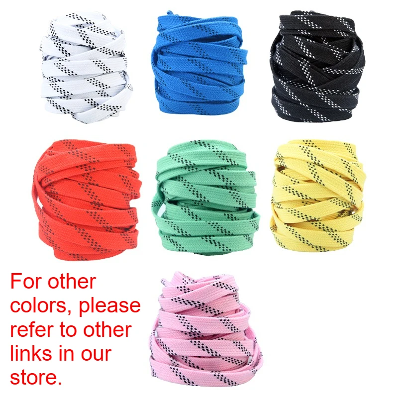 LUO OU 182cm/213cm/243cm/274cm/304cm Nylon Waxed Ice Hockey Skate Laces Anti-slip Durable Figure Skating Lace Not Easy to Loosen