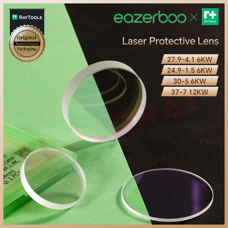 

Eazerboo Original Raytools Fiber Laser Lens Protective Lens for Laser Machine27.9x4.1 4kw 6kw 211LCG0037 211LCG0020 211LCG0078E