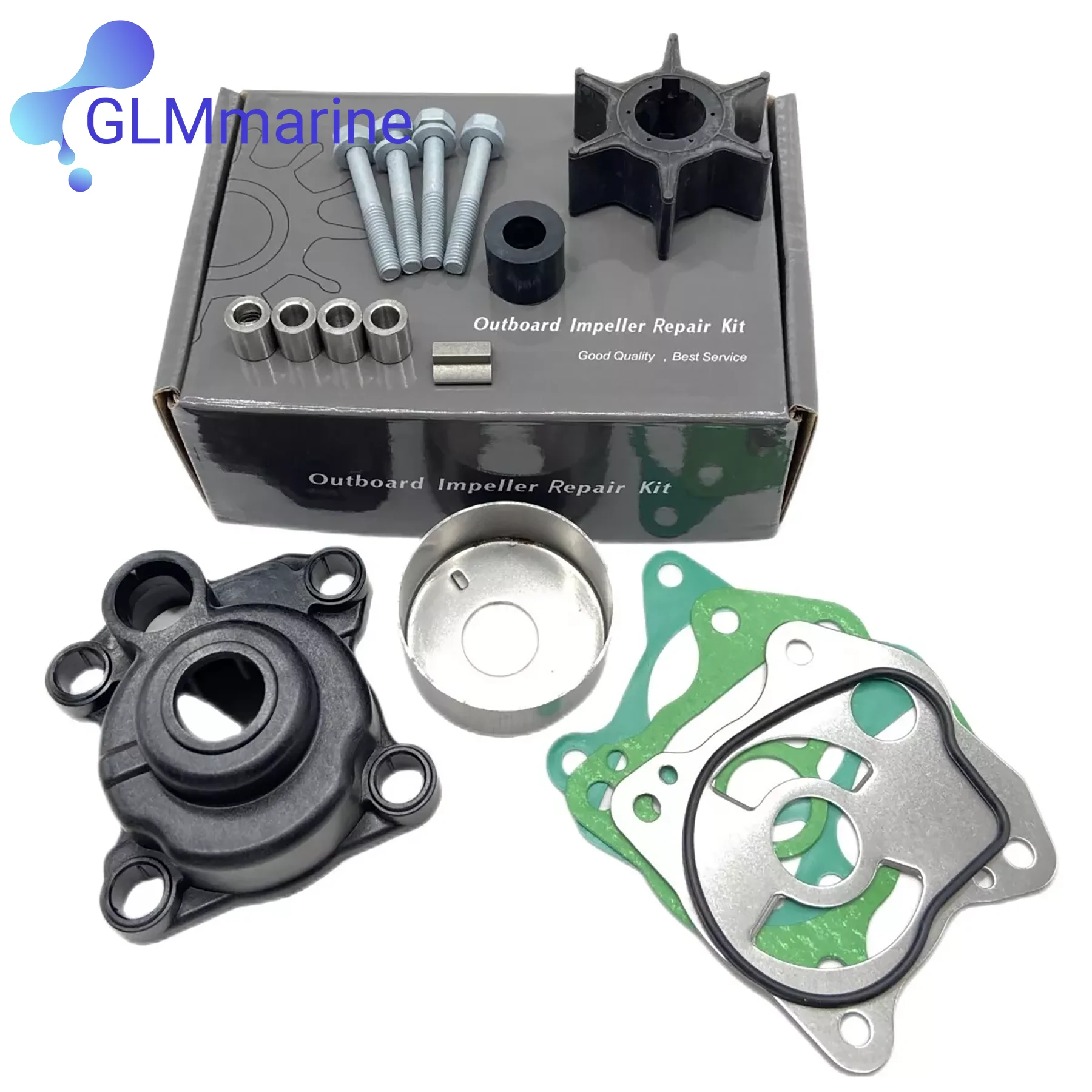 06193-ZV5-020 Water Pump Impeller Service Kit for Honda 4Stroke BF35 BF40 BF45 BF50 Outboard 06193-ZV5-020 06193-ZV5-010 18-3282