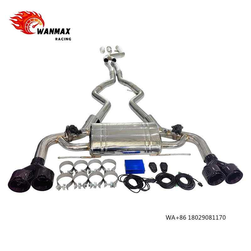 

Выхлопная система Catback из нержавеющей стали 304 для M340i G20 B58 с двойным выходом и равной длиной труб
