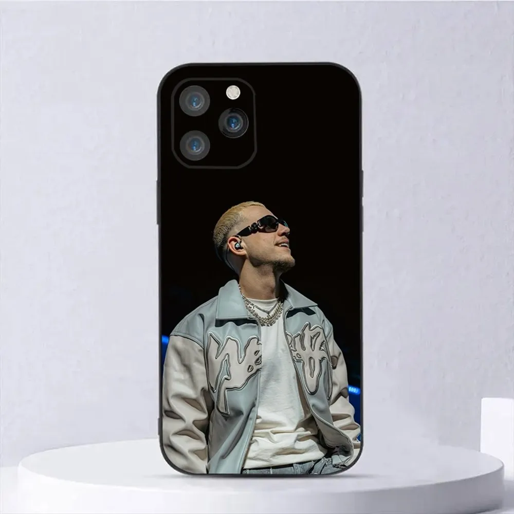 حافظة هاتف PLK French Rapper Mathieu لهاتف iPhone 16,15,14,13,12,11,Plus,Pro Max,XS,X,XR,SE,Mini,8,7 غطاء أسود من السيليكون الناعم