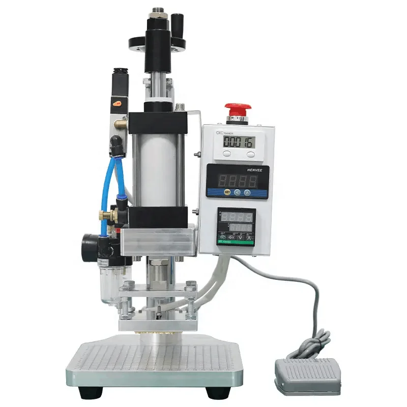 ATV Digital Hot Stamping Machine Leather Embossing Heat Press Machine For Wood PVC Paper Custom Logo Stamp without ink