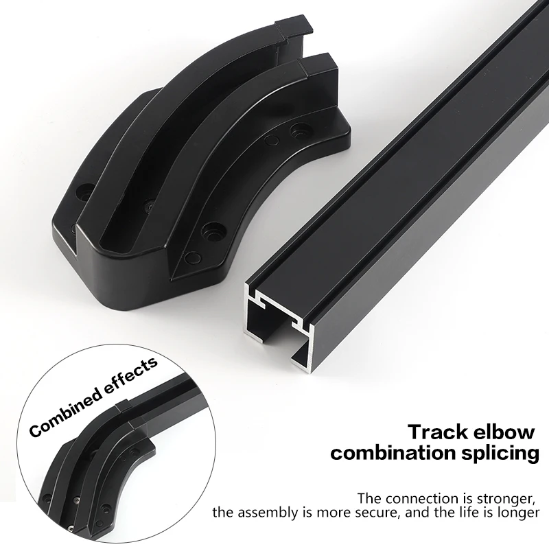 Summit Push Slide Bus Deurrail Hardware Top Mount Verborgen Track Systeem Voor Inbouw Kledingkast En Kamerdeuren Ruimtebesparend