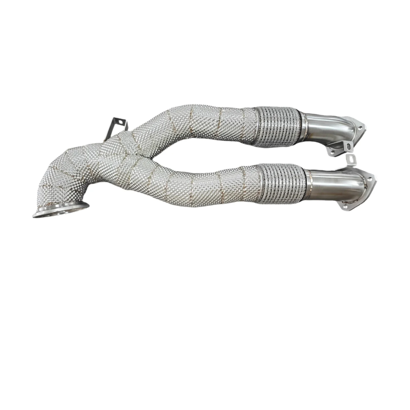 

AKS New Stainless Steel Racing Heatshield Downpipe Compatible For Audi RS3 8V 8Y TTRS 8S 2.5T 8S 2.5T Downpipe