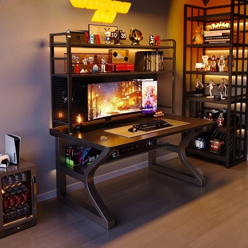 

study convenient Computer desk Modern Simplicity technology atmosphere Desk table advanced aestheticescritorios office furniture