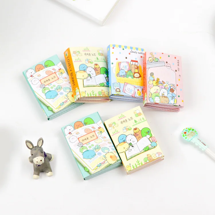 Cute cartoon Unicorn 6 Folding Memo Pad laser N Times Sticky Notes Memo Notepad Bookmark Gift Stationery