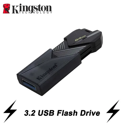 Kingston USB Flash Drive Pen Drive 64g Memory Stick 3,2 128g compacto duradero Pendrive CLE USB 3,2 Flash Disk Mini llave Usb 256GB