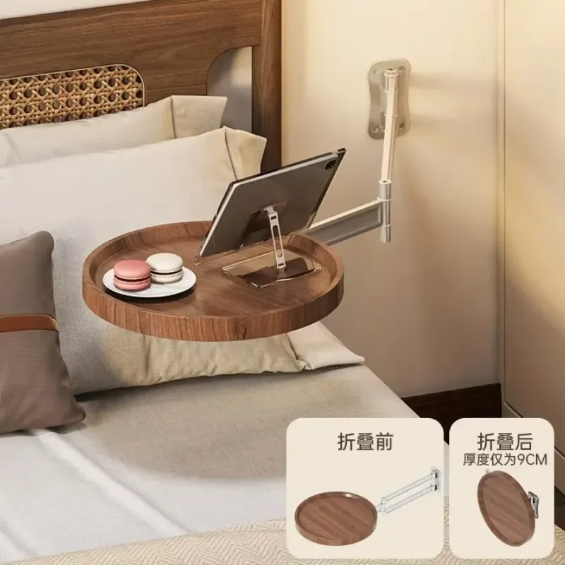 Modern Simple Multifunctional Foldable Hanging Shelf Bedside Table Display Stand Shelves for Home Bedroom Furniture