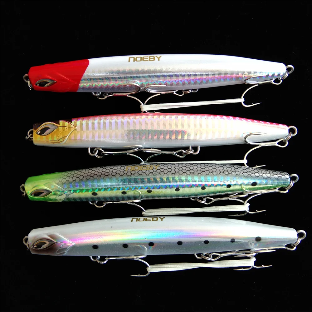 

4pcs 130mm 38g Variable Sinking Stickbait Jig Pencil Fishing Lure Long Cast Artificial Hard Bait Pesca Sea Pencil Swibait