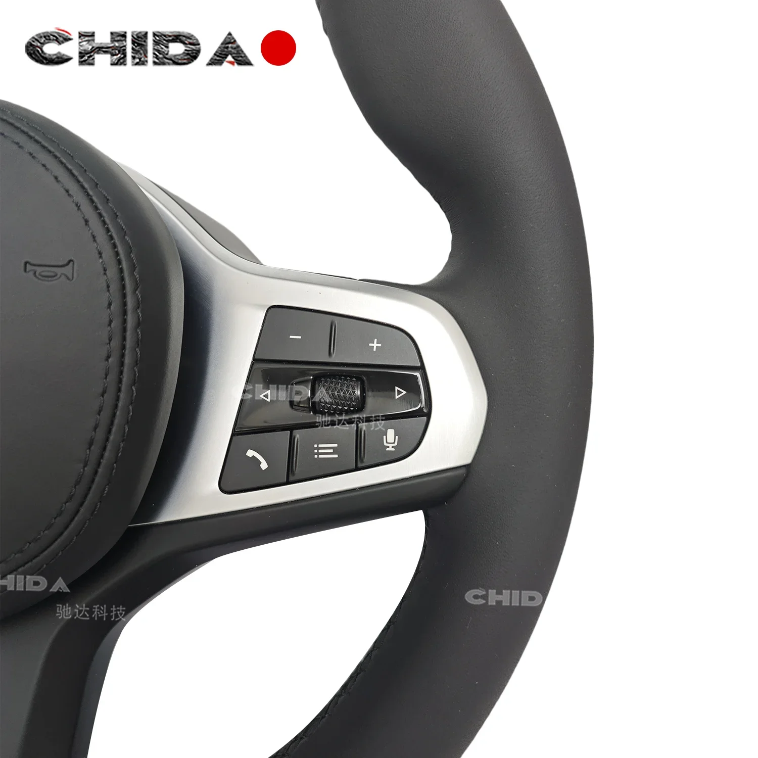 عجلة قيادة جلدية مخيطة يدويًا لسيارات BMW 3 Series 2 Series M3 M4 G80 F90 G15 G20 G30 G38 E90 F30 X3 X4 X5 X6 G-CLASS