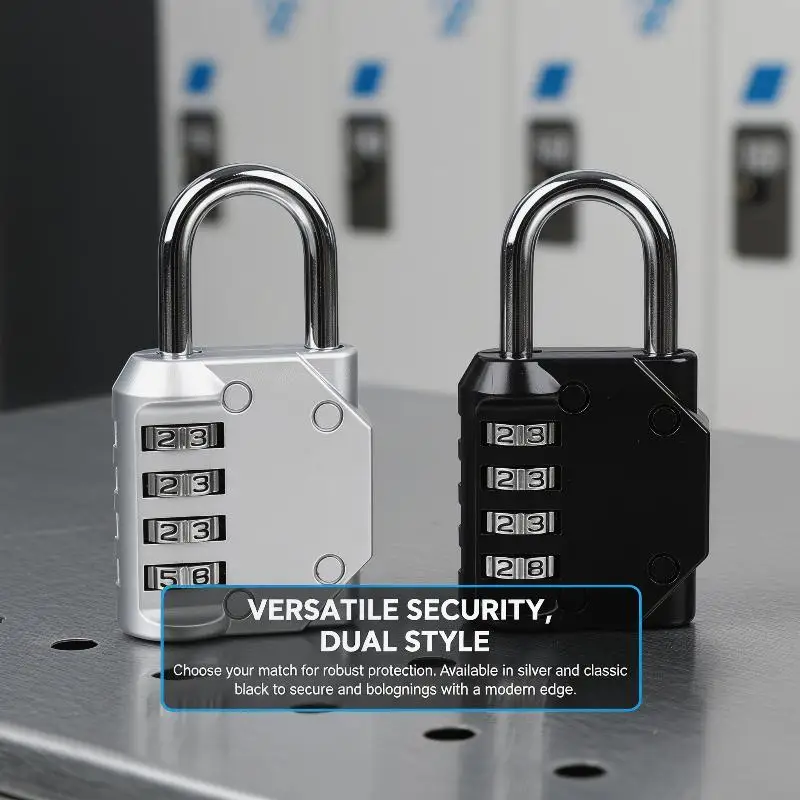 Secure Storage 4 Digit Padlock for Office and Workshop Equipment Protection
