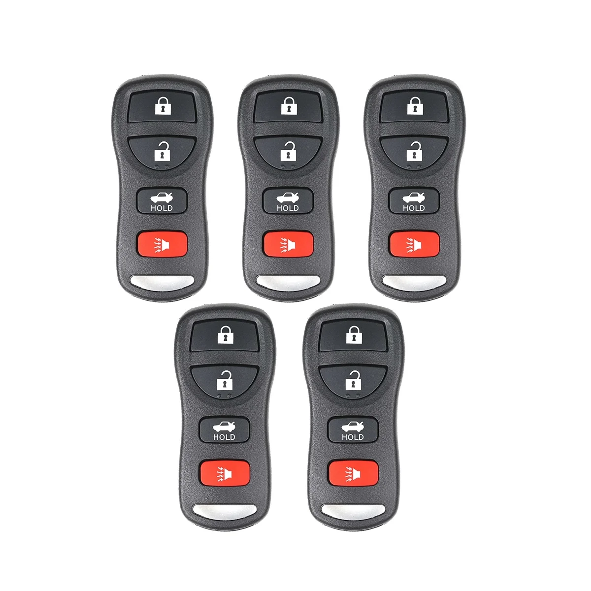 

Xhorse XKNI00EN Universal Wire Remote Key Fob Flip Separate 4 Button for NISSAN Style for VVDI Key Tool 5Pcs/Lot