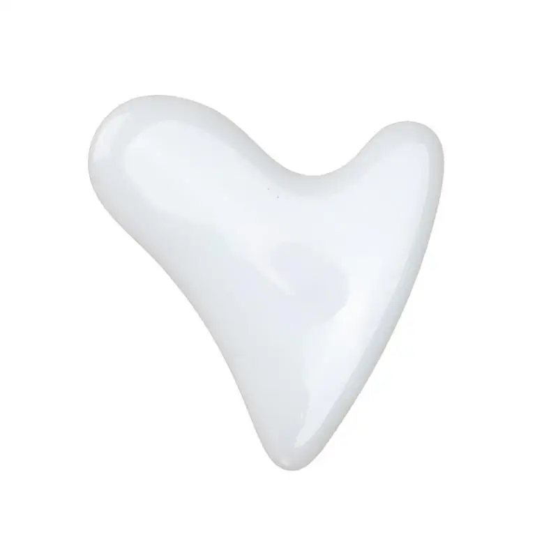 Tablero Gua Sha de vidrio de alta silicona, placa raspadora Facial, masaje de elevación para cara, cuerpo, cuello, pierna, cuidado de la piel, masajeador de salud y belleza