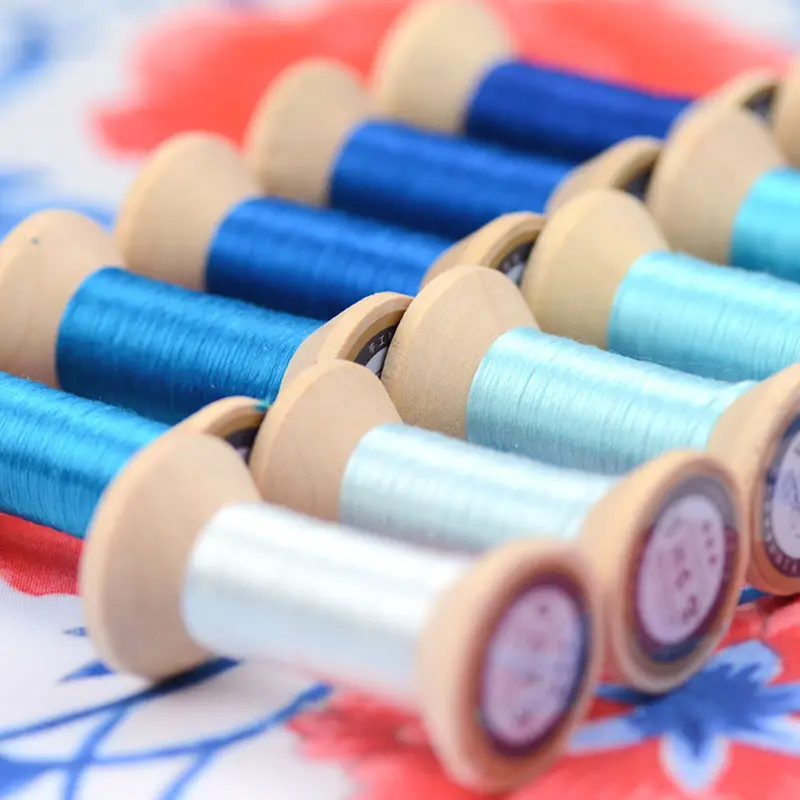 Su embroidery embroidery hand embroidery mulberry silk thread cross-stitch woven thread