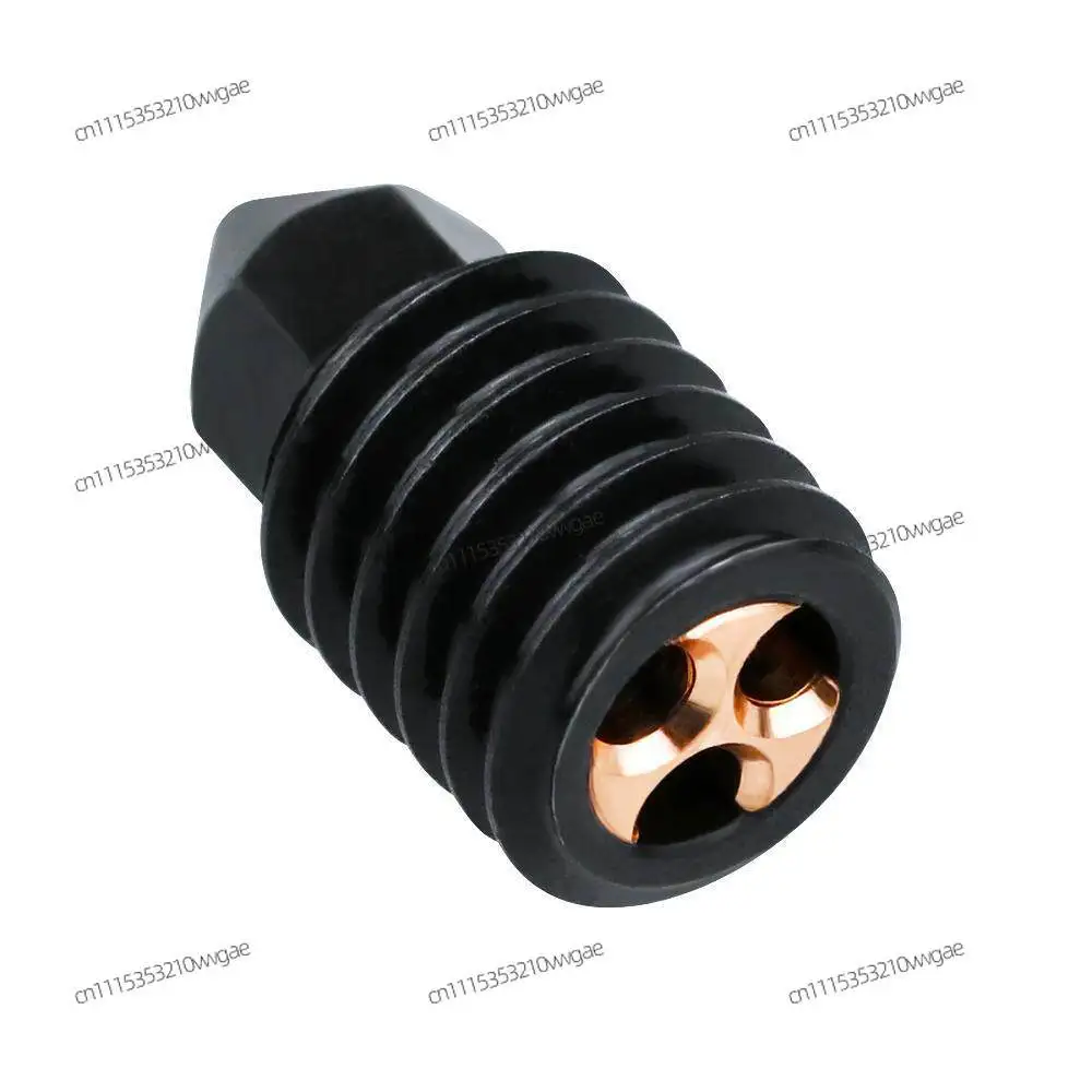 For Copper Plated Hardened Steel CHT Tri-hole High Flow Nozzle High Temp3D Printer Replacement Nozzle Compatible with Lab Series