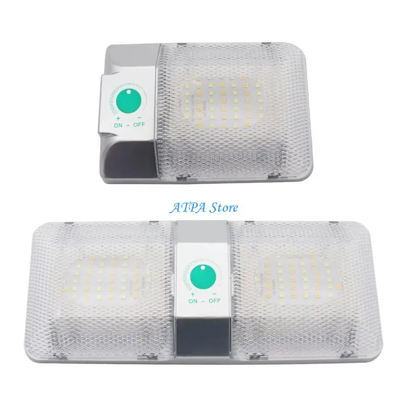 

U13C LED Ceiling Lamp Three Color Dimming for Boats 12V Dome Light with Touch Control