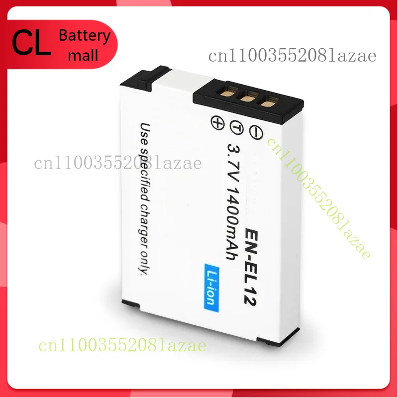 2x 1400mah EN-EL12 بطارية لنيكون Coolpix S9300 P340 P330 P310 P300