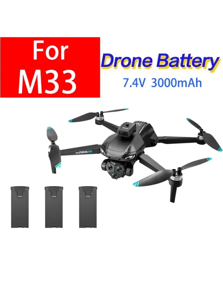 Batterie originale pour Drone M66max, 3.7v, 3000mAh, pour accessoires de Drone M66 Rc