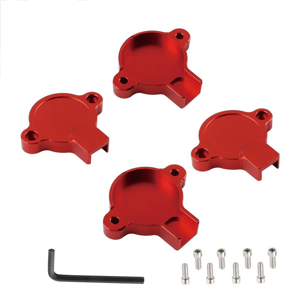 4pcs New Red Cam Solenoid Cover Kit For 2013 2014-2024 Subaru BRZ Toyota GT-86/GR86  Scion FR-S