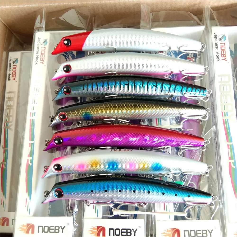 Noeby Sasuke Lipless Minnow Fishing Lures 12cm 16g Floating Wobblers Artificial Hard Baits for Pike Fishing Lure